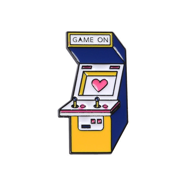 Retro arcade pins