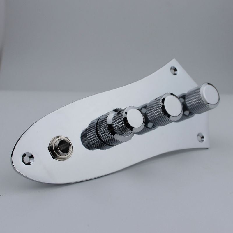 Prewired jazz bass style Control Plate