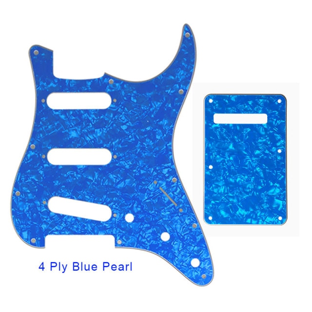 Guitar Pickguard With Back Plate Suit For USA/Mexico Fender Strat Standard SSS ST