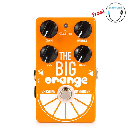 THE BIG ORANGE crushing overdrive Guitar Effect Pedal