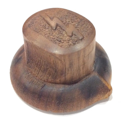 Reproduction 1936 Zenith Pointer Tuning Knob - Solid Wood Zenith Radio Knob Big River Hardware 