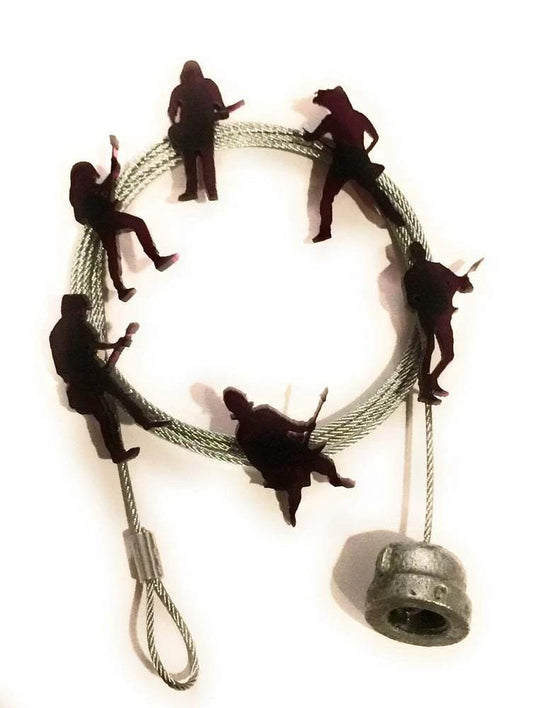 Rock Star Magnet Vertical Photo Display magnets Big River Hardware 6 Rock Star Magnets + Vertical Cable 