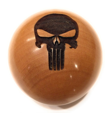 Skull Shift Knob - Custom Made Shift Knob Big River Hardware Chevrolet Camaro™ - 1967 to 1968: 5/16 - 18 