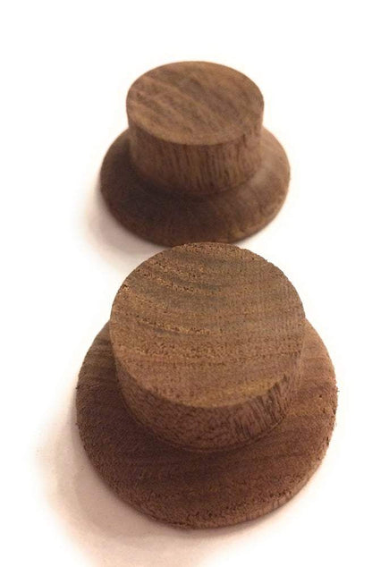 Solid Walnut Audio Knobs Starter Kit for Antique Radio Repair Knob Big River Hardware 