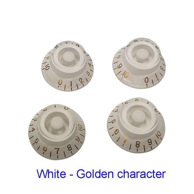 Speed Volume Tone Control Knobs guitar knobs Big River Hardware White 1 