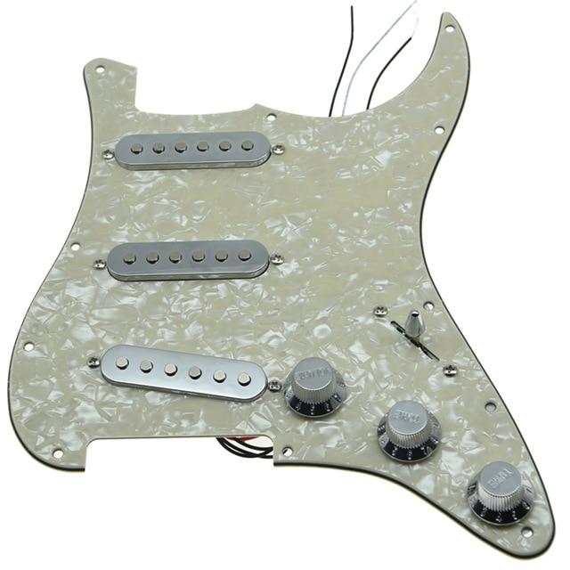 Strat Pickguard Custom Strat Pickguard Custom Big River Hardware Aged Pearl-CR 