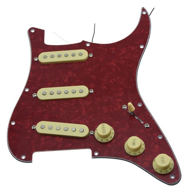 Strat Pickguard Custom Strat Pickguard Custom Big River Hardware Red Pearl-IV 