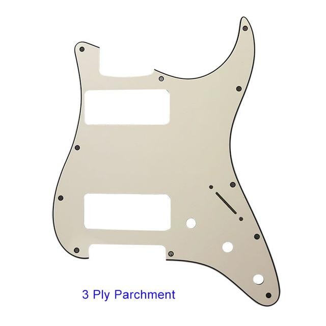 Stratocaster Guitar PICKGUARD Pickguard Big River Hardware 3Ply Parchment 