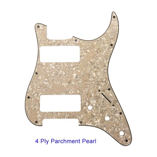 Stratocaster Guitar PICKGUARD Pickguard Big River Hardware 4Ply Parchment Pearl 