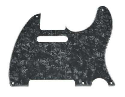 Telecaster Pickguard Telecaster Pickguard Big River Hardware Black Pearl 