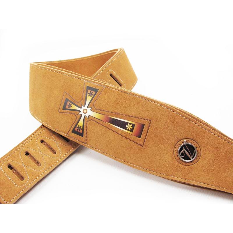 Two layer Leather Guitar Cross Strap High Quality Strap Guitar Strap Big River Hardware 
