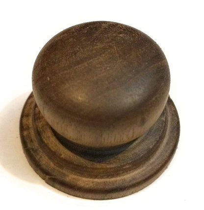 Unfinished Case Electric Walnut Radio Knob Knob Big River Hardware Unfinished Case Electric Walnut Knob 