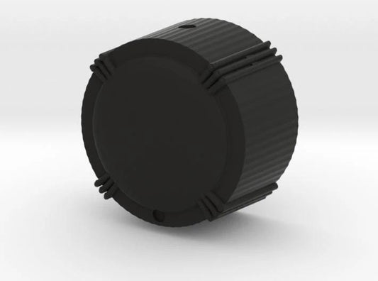 USA Made Reproduction 1930 RCA "THREE STRIPE" Radio Knob The Factory Black Natural Versatile Plastic 