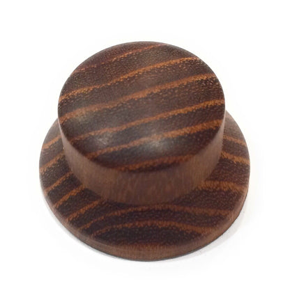 Wood Guitar Strat Knob - 100 year old Osage Orange Guitar Control Knob Big River Hardware 