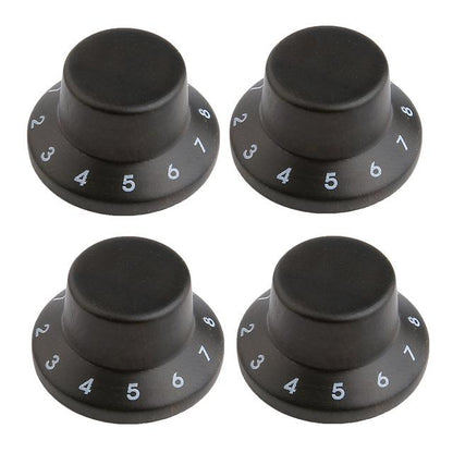 Wood Knobs LP/Strat Style Bell Knobs Guitar Control Knob Big River Hardware 4 pcs Rose Wood 