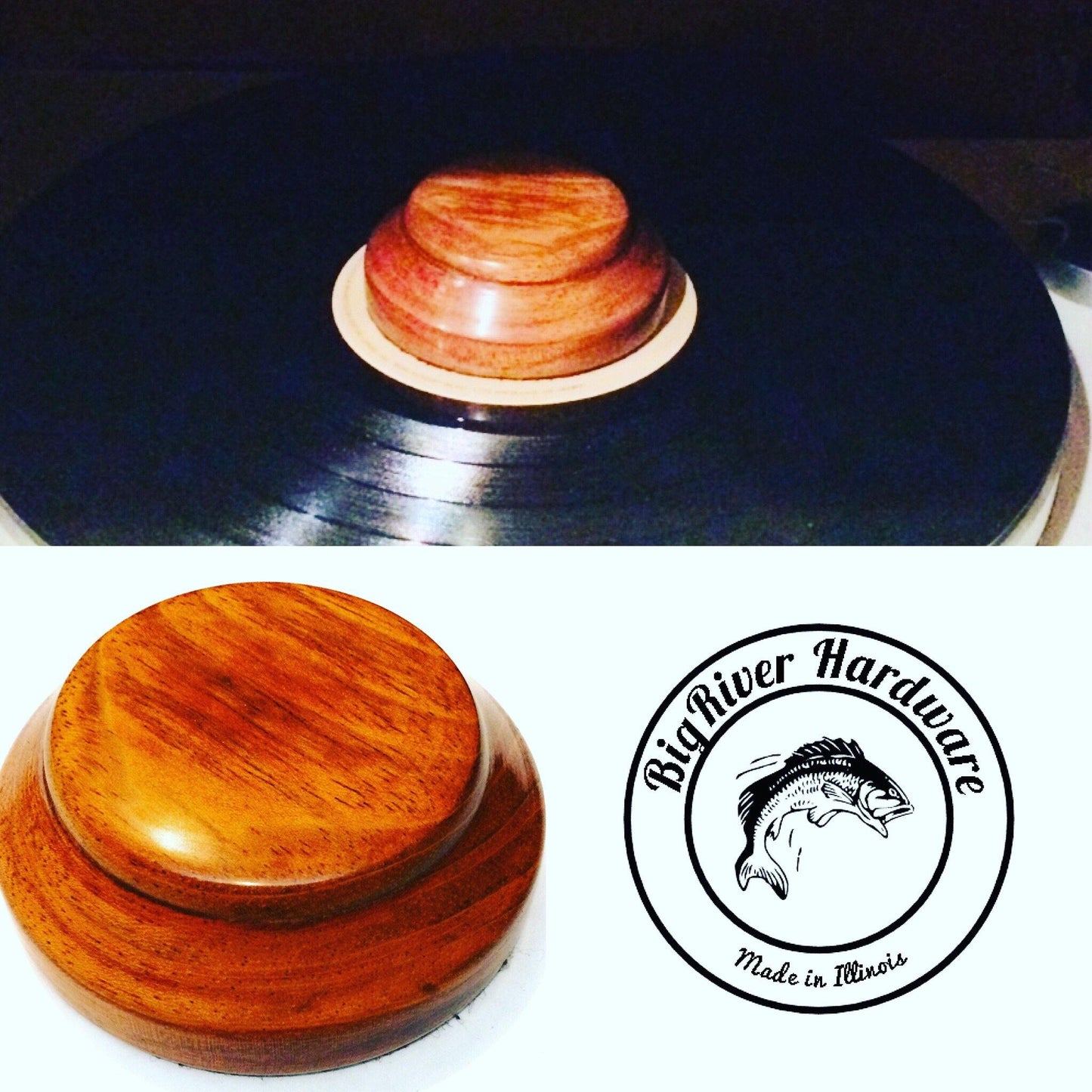 Wood LP Weight -Brazilian Cherry LP Weight Big River Hardware 
