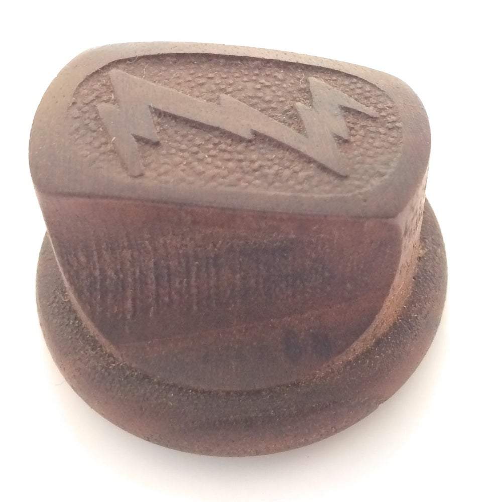 Zenith Large Pinch Solid Wood Reproduction Radio Knob- Antique Radio Repair Knob Big River Hardware 