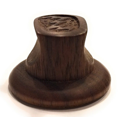 Zenith Small Pinch Solid Wood 1938 Reproduction Radio Knob Knob Big River Hardware 